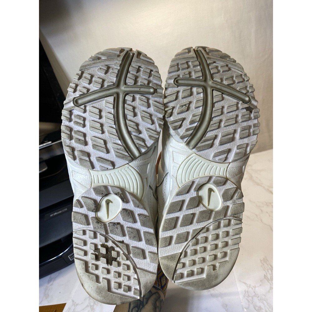 NIKE VXT WHITE/ SILVER MEN'S CROSS TRAINER SHOE SIZE 8.5 Chunky - Picture 5 of 8